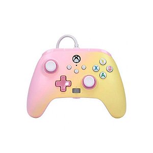 Controle Xbox PowerA Enhancements Com Fio Rosa/Limonada PWA-A-04515