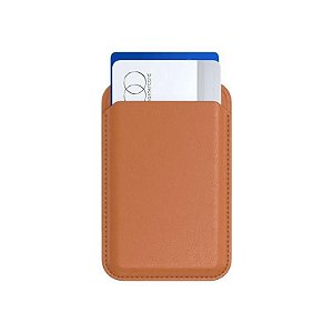 Carteira Magnética Satechi ST-Vlwo com Suporte - Laranja