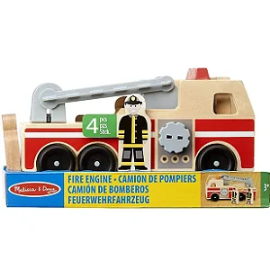 Carrinho De Bombeiro Melissa & Doug - Modelo 19391
