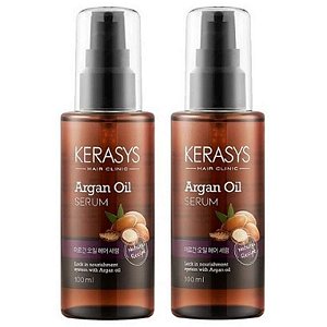 Óleo de Argan Soro Kerasys Duo (2 x 100mL) - Nutrição Intensa para Cabelos