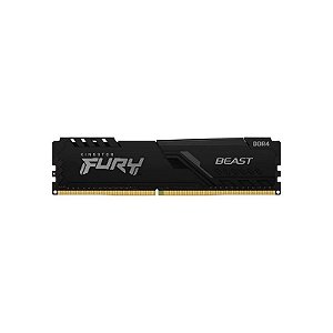 Memória RAM Kingston DDR4 8GB 3600MHz Black Fury Beast - Modelo KF436C17BB