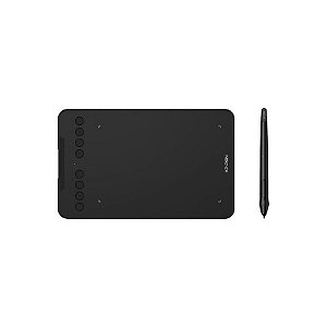 Mesa Digitalizadora XP Pen Deco Fun XS 7” x 4,37” com Caneta - Cor Preto
