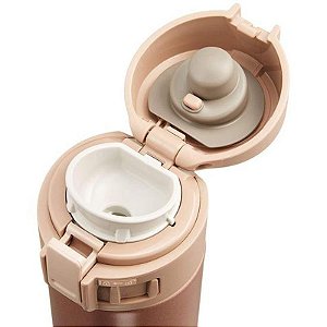 Garrafa Térmica Inox Zojirushi 360Ml - Rosa Dourado