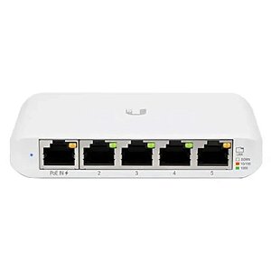 Switch Ubiquiti Usw-Flex-Mini 5 Portas Poe-In Para Rede De Alto Desempenho
