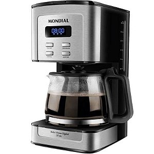 Cafeteira Mondial Dolce Arome C-44-32X-Sdi 110V - Prata E Preto Elegante