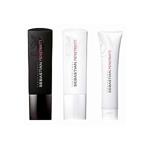 Kit de Tratamento Capilar Sebastian Penetraitt: Shampoo, Condicionador e Máscara 250ml/150ml