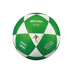 Bola de Futvolei Mikasa Verde e Branco NR4 - Alta Performance e Durabilidade
