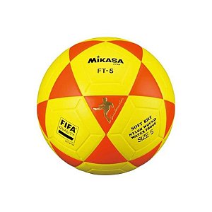 Bola de Futvolei Mikasa Amarelo e Laranja NR8 - Alta Performance e Durabilidade