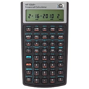 Calculadora Financeira HP 10bII+ NW239AA - Modelo Profissional Financeiro Avançado
