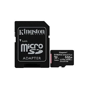 Cartão De Memória Kingston Canvas Select Plus 512Gb
