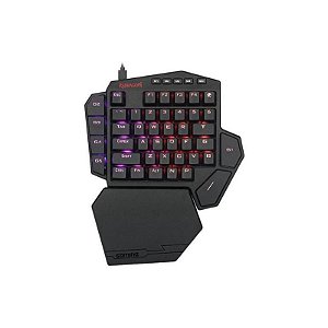 Teclado Mecânico Redragon K585RGB Diti One - Uma Mão RGB - Preto