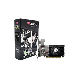 Placa De Vídeo Vga Gt710 2Gb Afox Ddr3 Af710 2048D3L5 V3 Hdmi