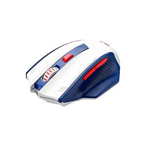 Mouse Sem Fio Redragon M994Wbr Woki Branco/Azul