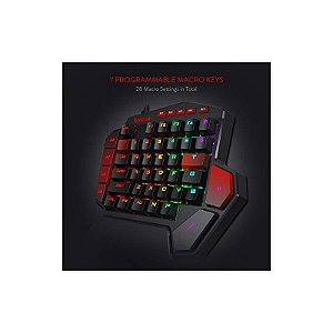 Teclado de Jogos Redragon K585 Diti One-Handed. Layout US