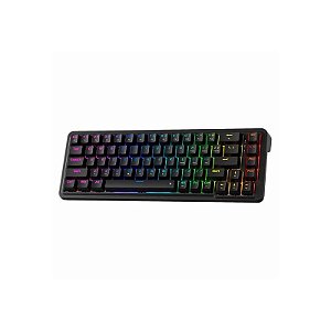 Teclado Mecânico Gamer Redragon Nova K709 RGB 65% - Preto, Compacto e Eficiente