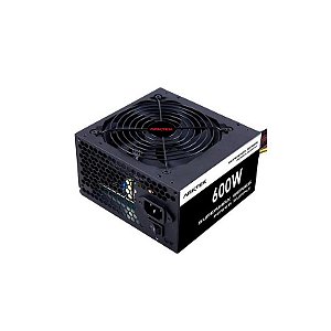 Fonte ATX Arktek 600W 80 Plus Bronze com eficiência e confiabilidade - AK-ATX600WB