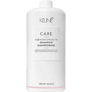 Shampoo Keune Care Keratin Liso - 1 Litro, Tratamento e Brilho para Cabelos Lisos