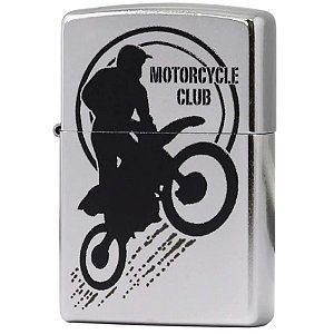Isqueiro Zippo PF18 Design Motociclismo Club 29695