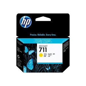 Tinta Hp Cz132A 711 Amarelo T120 T520