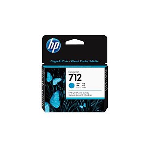 Cartucho Original De Tinta Hp 3Ed67A 712 Ciano 29Ml T250