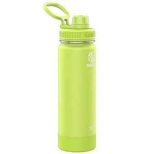 Garrafa Térmica Takeya Actives 24oz com Tampa de Bico - Verde Citrino