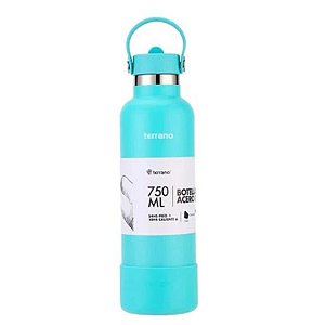 Garrafa Térmica Celeste Terrano 750ML - Ideal para Bebidas Quentes e Frias