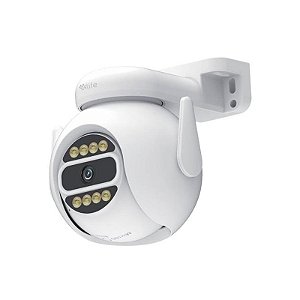 Câmera IP 4LIFE FLD8G 2.5K com Wi-Fi e Microfone Integrado - Cor Branca