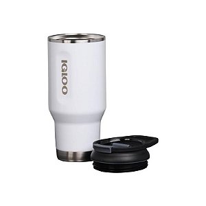 Copo Térmico Igloo Flip 'N' Sip 946ML - Branco Elegante