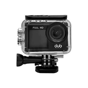 Câmera de Ação DUBH13 Hero 12 FHD com Dual Screen e Wifi - Preto