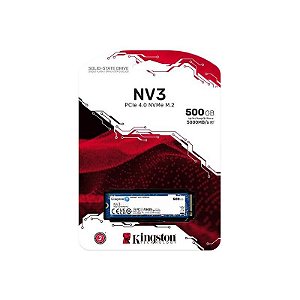 SSD Kingston SNV3S - 500GB NVMe M.2 - Velocidade 5000/3000MB/s