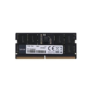 Memória RAM Lexar DDR5 16GB 5600MHz para Notebook - LD5S16G56C46ST-BGS
