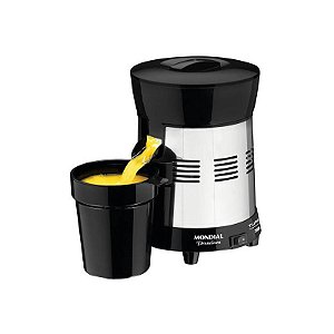 Espremedor de Frutas Mondial Turbo E-10 250W Bivolt - Preto e Prata