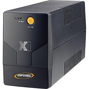 No-Break UPS Infosec X1 700BR 700VA 360W 110V - Preto