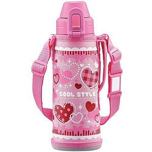 Garrafa Térmica Zojirushi Inox 520ml Rosa