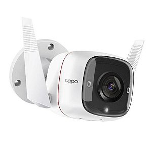 Câmera IP TP-Link Tapo C310 HD Wi-Fi 3MP 2.4GHz à Prova D'Água - Branca