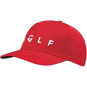 Boné Taylormade Tm22 Lifestyle Ajustável Golf - Logo Vermelho N7883501