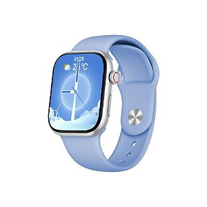 Smartwatch FTX A10P-SVLB - Prata e Azul Claro com Funcionalidades Avançadas