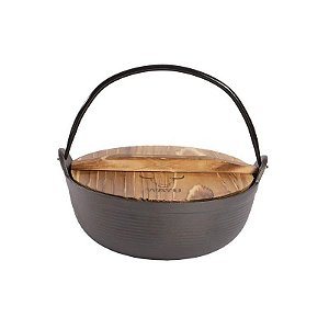 Panela Wayu 25CM com Tampa de Madeira - Cozinha Prática e Elegante