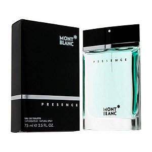Perfume Mont Blanc Presence Masculino Eau de Toilette 75ml