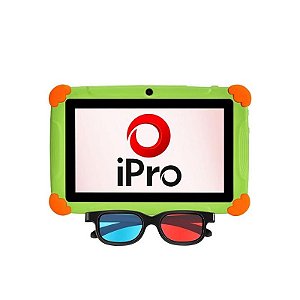 Tablet Infantil Wi-Fi Turbo 5 Ipro. 32GB/2GB. 7 Verde/Laranja