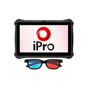 Tablet Infantil Ipro Turbo 6 Wi-Fi 32GB/2GB 7'' 0.3MP/0.3MP - Preto/Verde