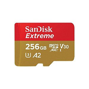 Armazenamento De Alta Performance: Micro Sd Sandisk 256Gb Extreme 190 -130Mb/S