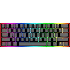 Teclado Gamer Redragon DragonBorn K630RGB com Fio - Switch Vermelho - Inglês