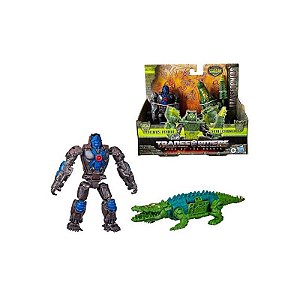 Boneco Hasbro Transformers Optimus Primal + Skullcruncher