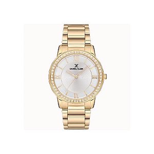 Relógio Feminino Dourado Daniel Klein DK.1.12698-6