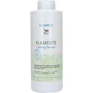 Shampoo Calmante Wella Elements 1L para Cabelos Sensíveis