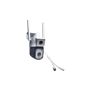 Câmera IP Sate A-CAM010D 4MP Externa Dual Canal Icsee