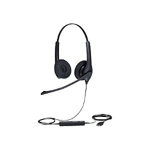 Fone de Ouvido Jabra GN Biz 1100 Duo USB/NC - Preto Profissional e Comfortável