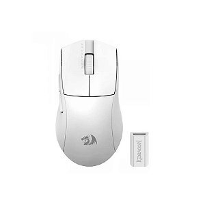 Mouse Gamer Redragon King Pro M916P-Pro 26000 DPI USB-C - Branco e Acessível