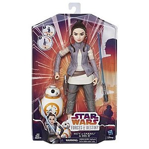 Rey & Bb8 Boneca Hasbro Star Wars - C1628